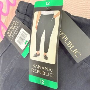 Banana Republic Women's Skinny Jeans Size 12 Black Stretch High Rise comfort